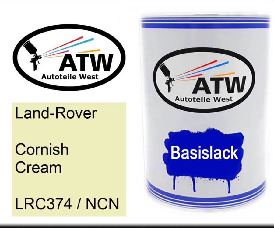 Land-Rover, Cornish Cream, LRC374 / NCN: 500ml Lackdose, von ATW Autoteile West.